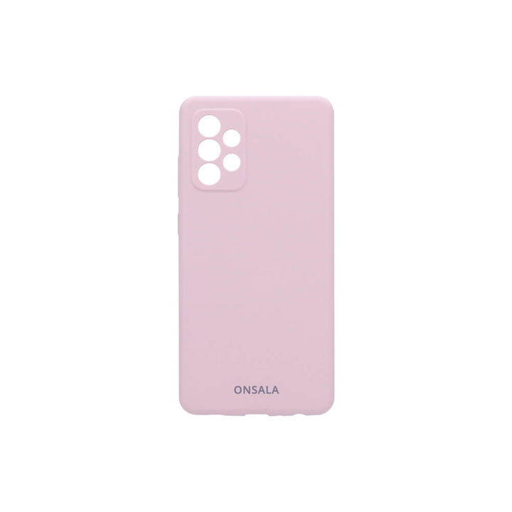 ONSALA Mobildeksel Silikon Sand Pink - Samsung A72 i gruppen SMARTTELEFON & NETTBRETT / Mobilbeskyttelse / Samsung hos TP E-commerce Nordic AB (C12596)