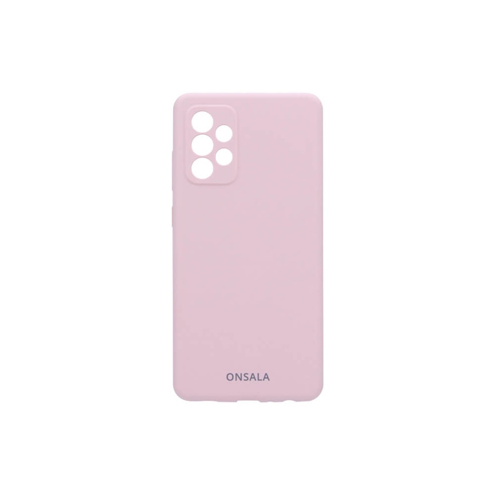 Onsala Mobildeksel Silikon Sand Pink - Samsung A72 i gruppen SMARTTELEFON & NETTBRETT / Mobilbeskyttelse / Samsung hos TP E-commerce Nordic AB (C12596)