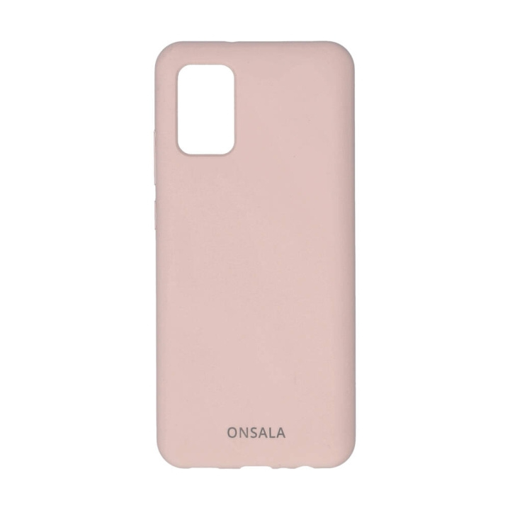 ONSALA Mobildeksel Silikon Sand Pink - Samsung A02s i gruppen SMARTTELEFON & NETTBRETT / Mobilbeskyttelse / Samsung hos TP E-commerce Nordic AB (C12597)