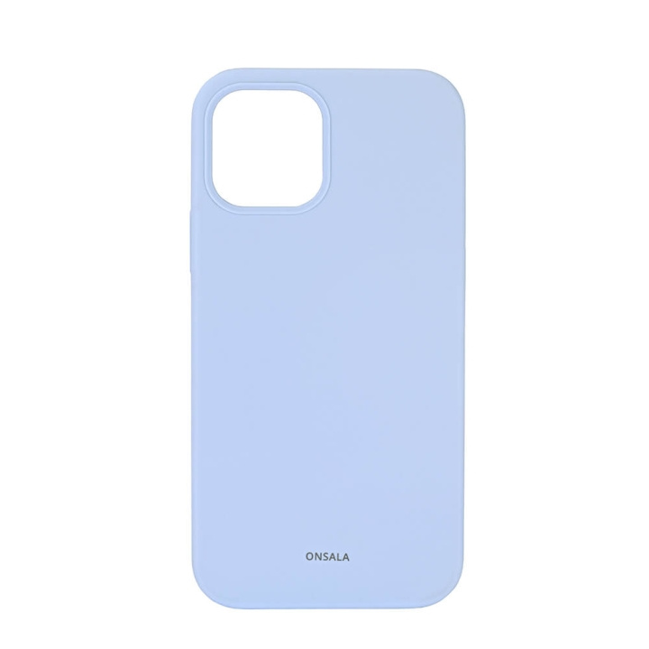 ONSALA Mobildeksel Silikon Light Blue - iPhone 12 / 12 Pro i gruppen SMARTTELEFON & NETTBRETT / Mobilbeskyttelse / Apple / iPhone 12 / Deksel hos TP E-commerce Nordic AB (C12600)