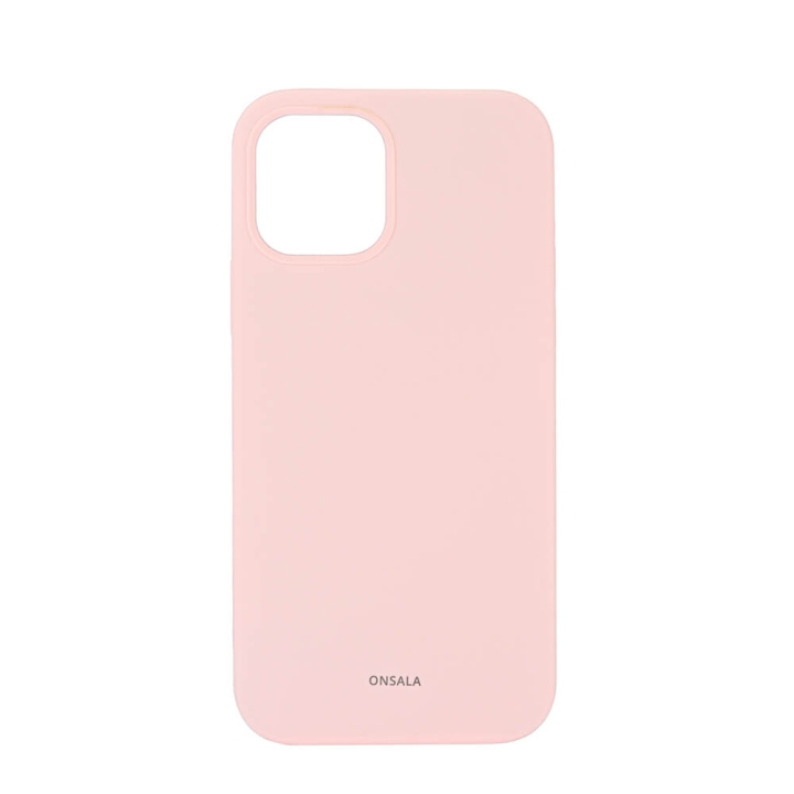 Onsala Mobilecover Silicone Chalk Pink iPhone 12 / 12 Pro i gruppen SMARTTELEFON & NETTBRETT / Mobilbeskyttelse / Apple / iPhone 12 / Deksel hos TP E-commerce Nordic AB (C12601)