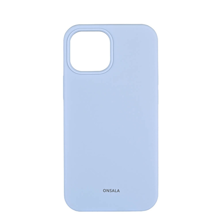 Onsala Mobildeksel Silikon Light Blue - iPhone 13 Mini i gruppen SMARTTELEFON & NETTBRETT / Mobilbeskyttelse / Apple / iPhone 13 Mini / Deksel hos TP E-commerce Nordic AB (C12606)