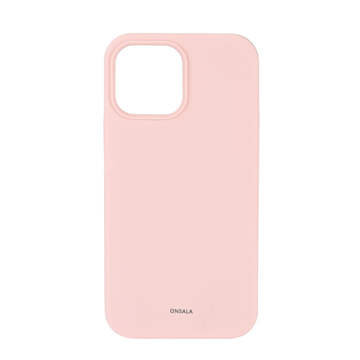 Onsala Mobildeksel Silikon Chalk Pink - iPhone 13 Pro Max i gruppen SMARTTELEFON & NETTBRETT / Mobilbeskyttelse / Apple / iPhone 13 Pro Max / Deksel hos TP E-commerce Nordic AB (C12609)