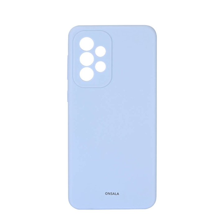 Onsala Mobildeksel Silikon Light Blue - Samsung A03 i gruppen SMARTTELEFON & NETTBRETT / Mobilbeskyttelse / Samsung hos TP E-commerce Nordic AB (C12610)