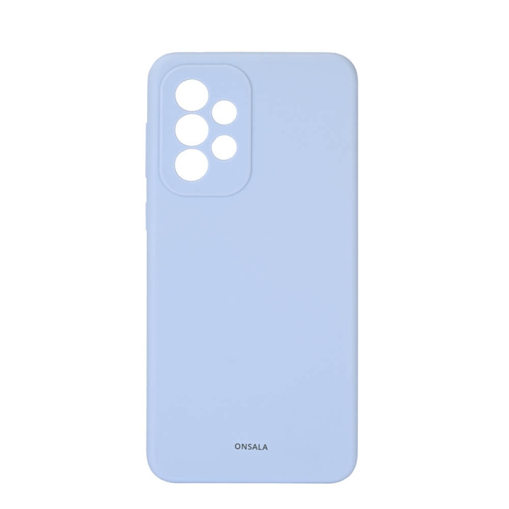 ONSALA Mobildeksel Silikon Light Blue - Samsung A33 i gruppen SMARTTELEFON & NETTBRETT / Mobilbeskyttelse / Samsung hos TP E-commerce Nordic AB (C12612)