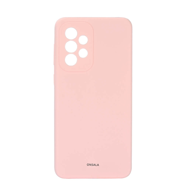 ONSALA Mobildeksel Silikon Chalk Pink - Samsung A33 i gruppen SMARTTELEFON & NETTBRETT / Mobilbeskyttelse / Samsung hos TP E-commerce Nordic AB (C12613)