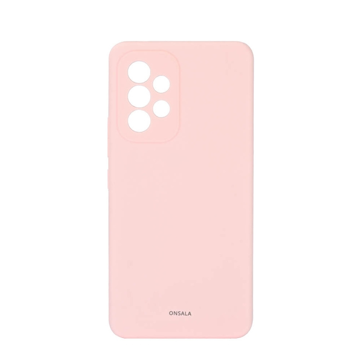 ONSALA Mobildeksel Silikon Chalk Pink - Samsung A53 i gruppen SMARTTELEFON & NETTBRETT / Mobilbeskyttelse / Samsung hos TP E-commerce Nordic AB (C12615)