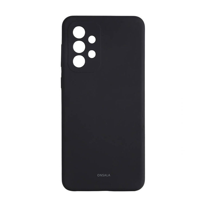 Onsala Mobildeksel Silikon Black - Samsung A33 i gruppen SMARTTELEFON & NETTBRETT / Mobilbeskyttelse / Samsung hos TP E-commerce Nordic AB (C12617)