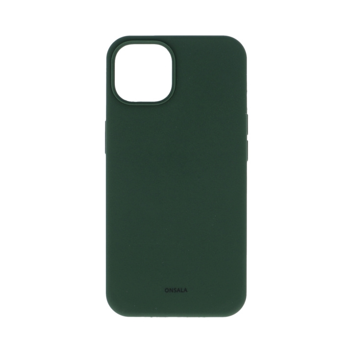 Onsala Mobildeksel Silikon Olive Green - iPhone 13 i gruppen SMARTTELEFON & NETTBRETT / Mobilbeskyttelse / Apple / iPhone 13 / Deksel hos TP E-commerce Nordic AB (C12619)