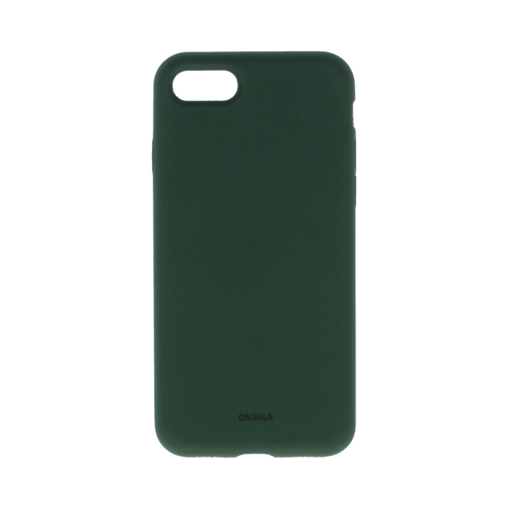 ONSALA Mobildeksel Silikon Olive Green - iPhone 6/7/8/SE i gruppen SMARTTELEFON & NETTBRETT / Mobilbeskyttelse / Apple / iPhone 8 / Deksel hos TP E-commerce Nordic AB (C12621)