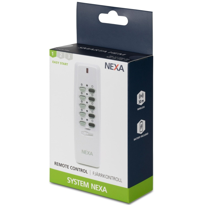Nexa LYCT-705 Fjernkontroll hvit i gruppen HJEM, HUS OG HAGE / Smarthus / Smarthussystemer hos TP E-commerce Nordic AB (C12723)