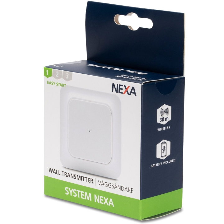 Nexa Veggsender 1-kanal Eljo Trend WT-1 i gruppen HJEM, HUS OG HAGE / Smarthus / Smarthussystemer hos TP E-commerce Nordic AB (C12724)