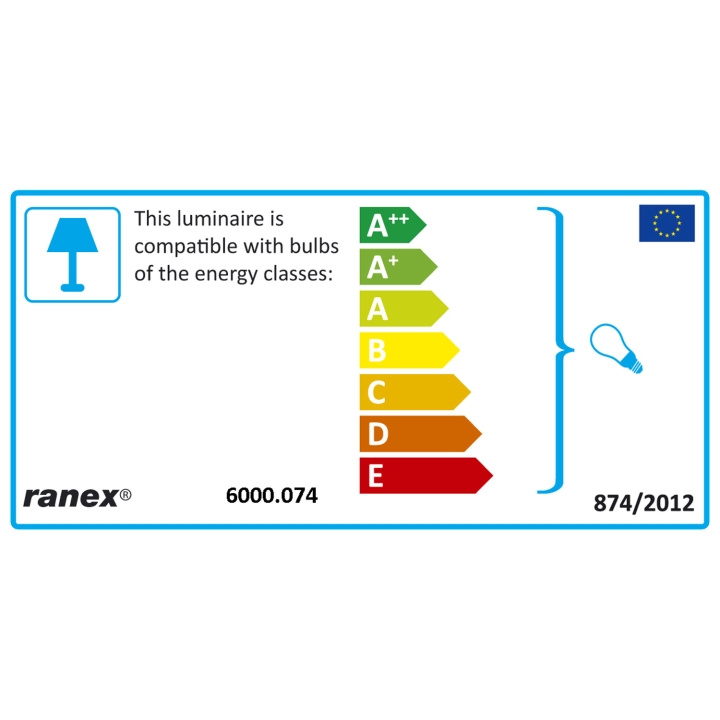 Smartwares Bordlampe touch & dim L Hvit i gruppen Elektronikk / Lys / Bordlamper hos TP E-commerce Nordic AB (C12753)