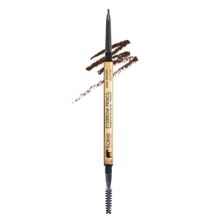 Kokie Cosmetics Kokie Micro-Fine Eyebrow Pencil Dark Brown i gruppen HELSE OG SKJØNNHET / Makeup / Øyne og øyebryn / Øyenbrynspenn hos TP E-commerce Nordic AB (C12869)