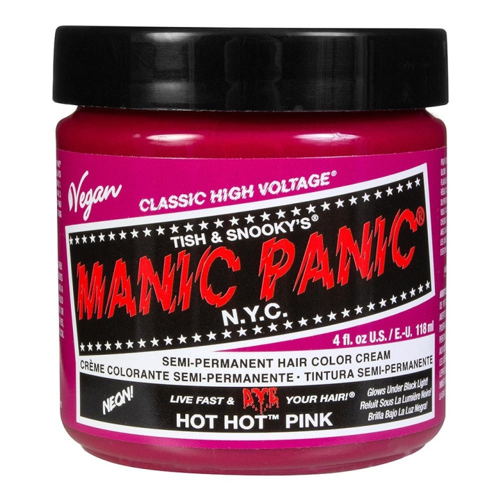 Manic Panic Classic Cream Hot Hot Pink i gruppen HELSE OG SKJØNNHET / Hår & styling / Hårpleie / Hårfarge / Hårfarge & Fargebombe hos TP E-commerce Nordic AB (C12912)