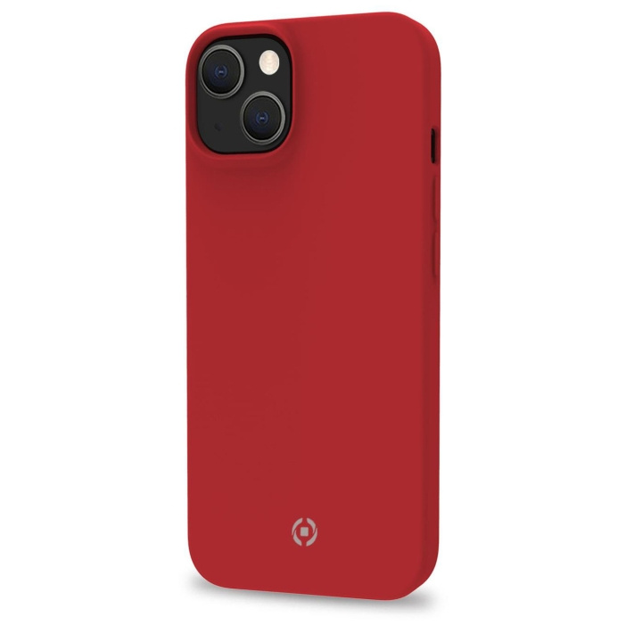 Celly Cromo Mykt gummideksel iPhone 14 Rød i gruppen SMARTTELEFON & NETTBRETT / Mobilbeskyttelse / Apple / iPhone 14 hos TP E-commerce Nordic AB (C12976)