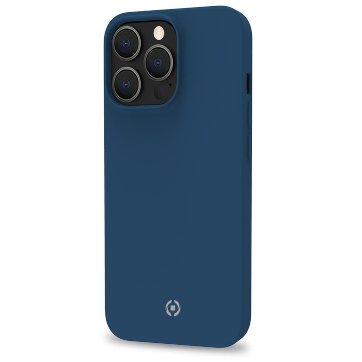 Celly Cromo Mykt gummideksel iPhone 14 Pro Blå i gruppen SMARTTELEFON & NETTBRETT / Mobilbeskyttelse / Apple / iPhone 14 hos TP E-commerce Nordic AB (C12977)