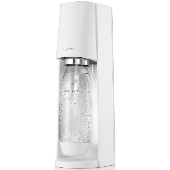 SodaStream Kolsyremaskin TERRA White i gruppen HJEM, HUS OG HAGE / Husholdningsapparater / Vann og juice / Kullsyremaskin / Maskiner hos TP E-commerce Nordic AB (C13017)