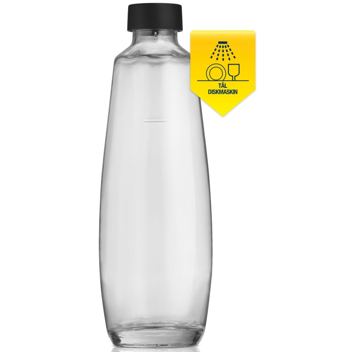 Sodastream 1x1L glasskaraffel DUO i gruppen HJEM, HUS OG HAGE / Husholdningsapparater / Vann og juice / Kullsyremaskin / Tilbehør hos TP E-commerce Nordic AB (C13022)