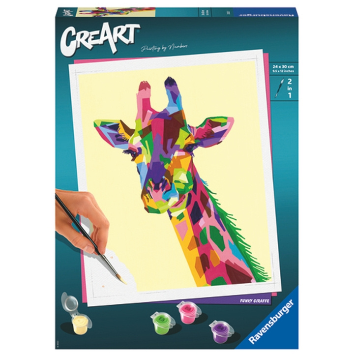 Ravensburger CreArt Funky Giraffe i gruppen LEKER, BARN OG BABY / Leker / Håndtverk hos TP E-commerce Nordic AB (C13035)