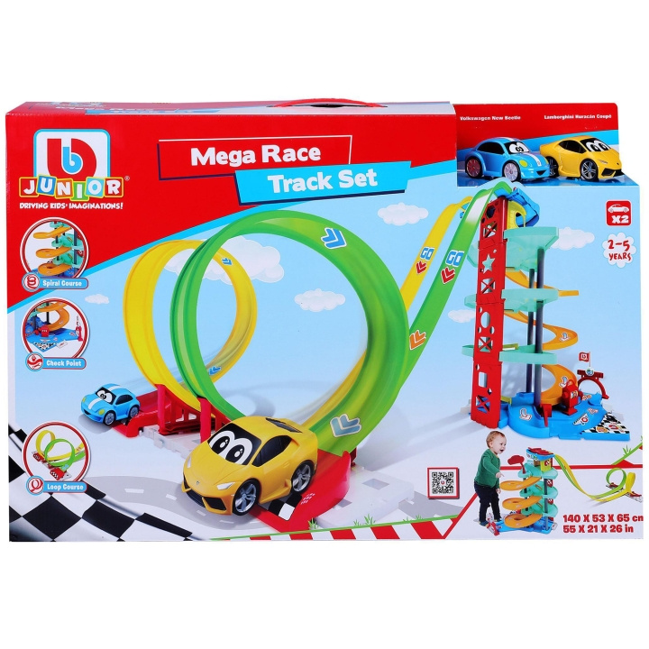 BB Junior Mega racerbanesett i gruppen LEKER, BARN OG BABY / Leker / Bilbaner hos TP E-commerce Nordic AB (C13051)
