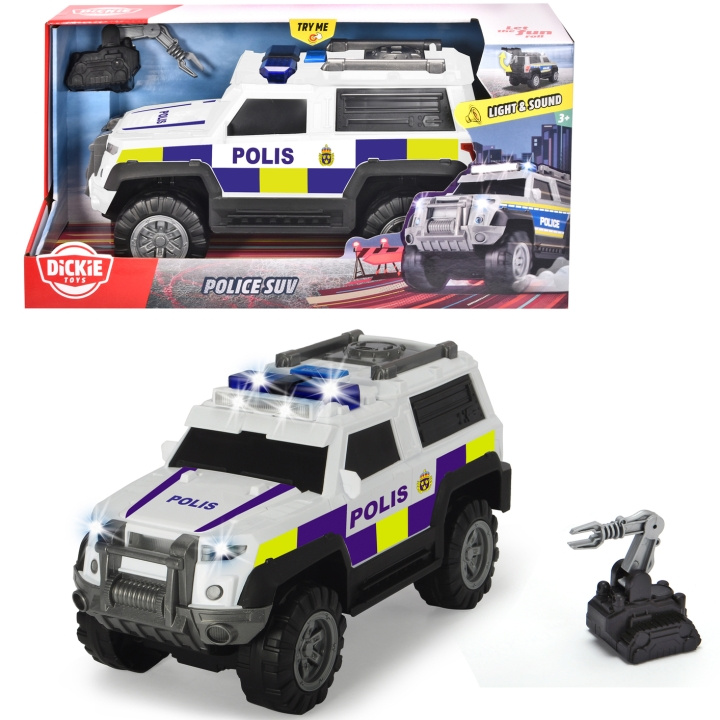 Dickie Police SUV - SE i gruppen LEKER, BARN OG BABY / Leker / Lekebiler hos TP E-commerce Nordic AB (C13062)