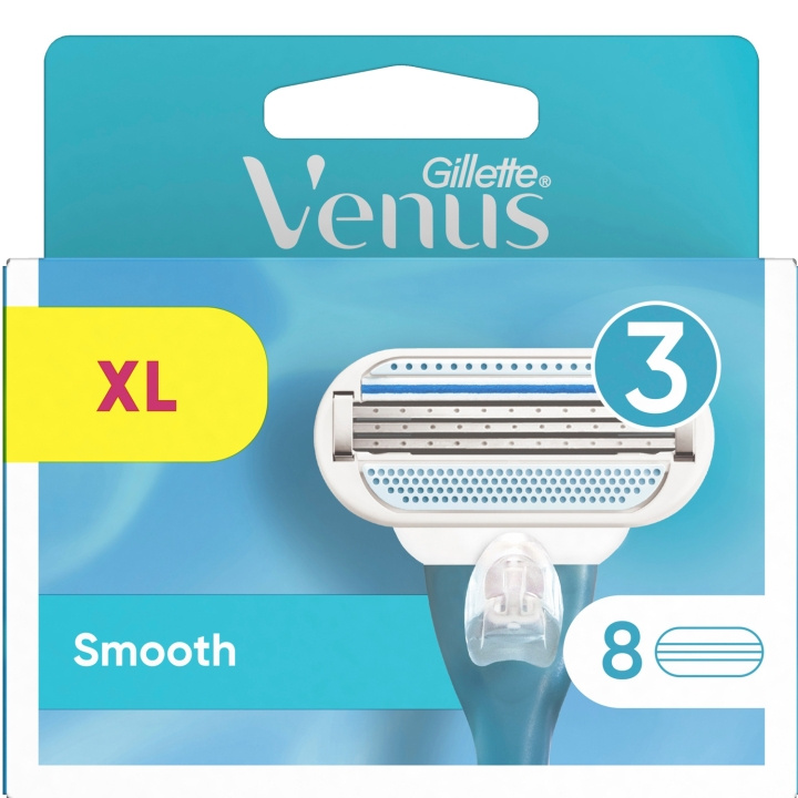 Gillette Venus Rakblad Smooth 8st i gruppen HELSE OG SKJØNNHET / Hår & styling / Barbering og trimming / Barberhøvler og tilbehør hos TP E-commerce Nordic AB (C13084)
