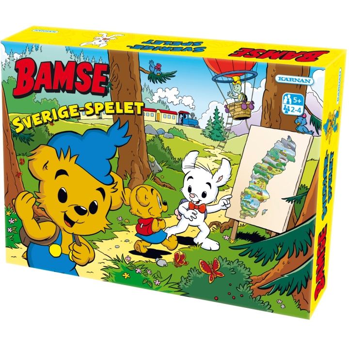 Kärnan Bamse Sverigespelet i gruppen LEKER, BARN OG BABY / Leker / Brettspill / Barnespill hos TP E-commerce Nordic AB (C13153)