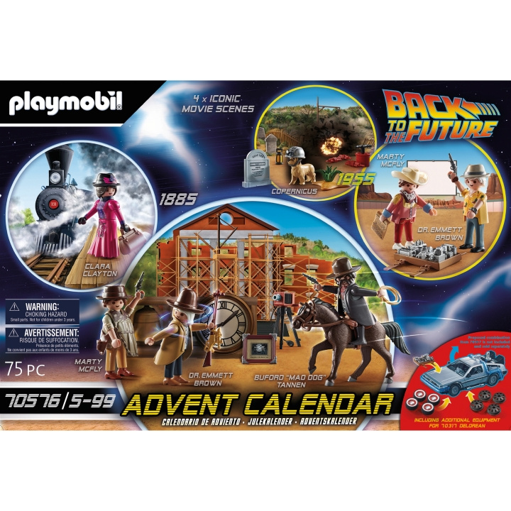 Playmobil Adventskalender - Back To The Future Part 3 i gruppen LEKER, BARN OG BABY / Leker / Adventskalendere hos TP E-commerce Nordic AB (C13178)