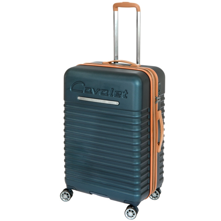 Cavalet Pasadena Large Mørkeblå / Tan i gruppen SPORT, FRITID & HOBBY / Reise / Kofferter hos TP E-commerce Nordic AB (C13195)