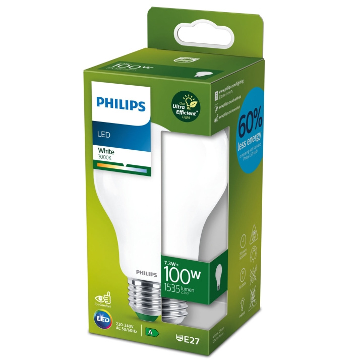 Philips LED E27 Normal 100W Fr 1535lm Energiklasse A i gruppen Elektronikk / Lys / LED-lys hos TP E-commerce Nordic AB (C13216)