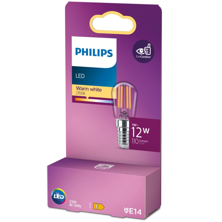 Philips LED E14 T25S 12W Klar 110lm i gruppen Elektronikk / Lys / LED-lys hos TP E-commerce Nordic AB (C13218)