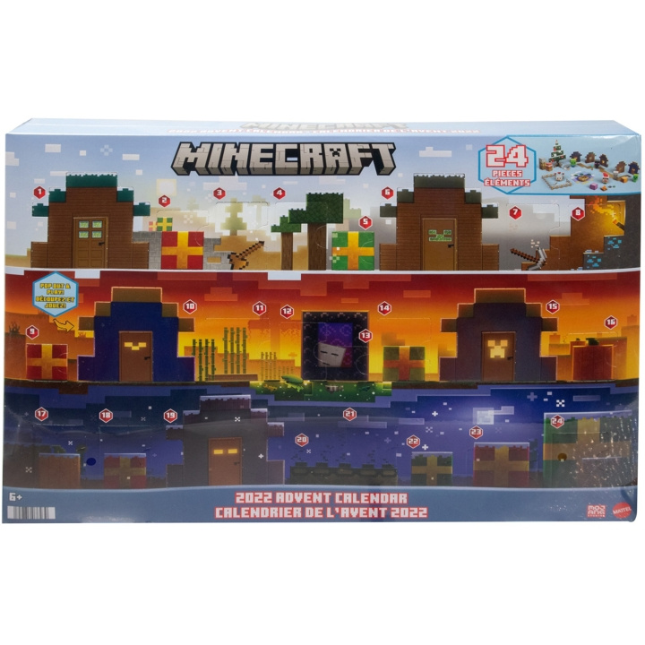 Minecraft Minecraft Mob Head Minis adventskalender i gruppen LEKER, BARN OG BABY / Leker / Adventskalendere hos TP E-commerce Nordic AB (C13233)