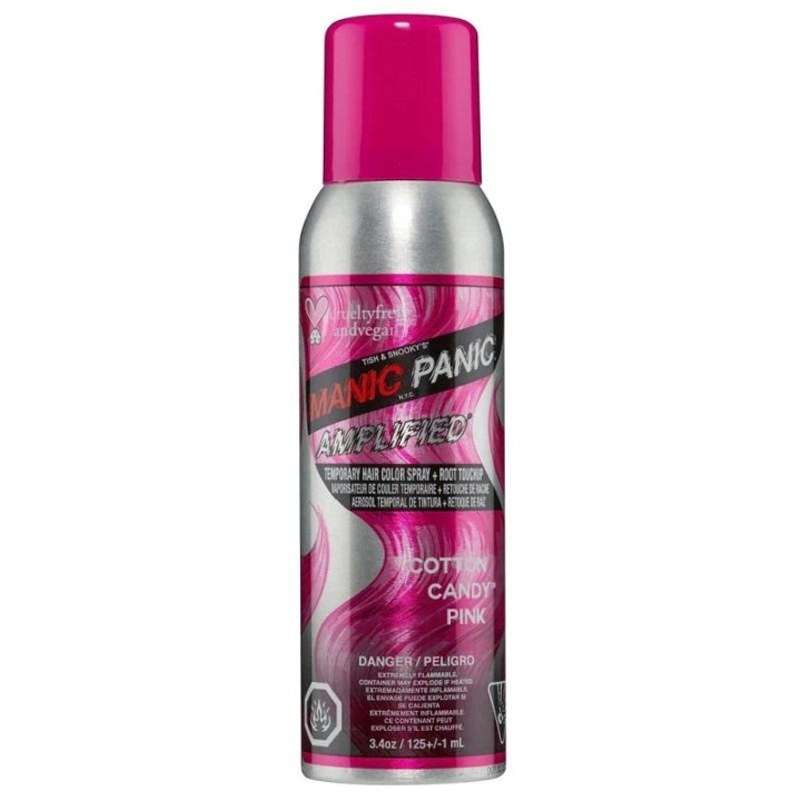 Manic Panic Midlertidig fargespray Cotton Candy Pink i gruppen HELSE OG SKJØNNHET / Hår & styling / Hårpleie / Hårfarge / Hårfarge & Fargebombe hos TP E-commerce Nordic AB (C13290)