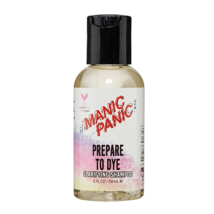Manic Panic Mini Prepare To Dye Clarifying Shampoo 59 ml i gruppen HELSE OG SKJØNNHET / Hår & styling / Hårpleie / Sjampo hos TP E-commerce Nordic AB (C13298)