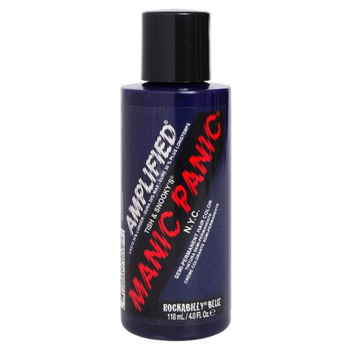 Manic Panic Amplified Rockabilly Blue i gruppen HELSE OG SKJØNNHET / Hår & styling / Hårpleie / Hårfarge / Hårfarge & Fargebombe hos TP E-commerce Nordic AB (C13302)