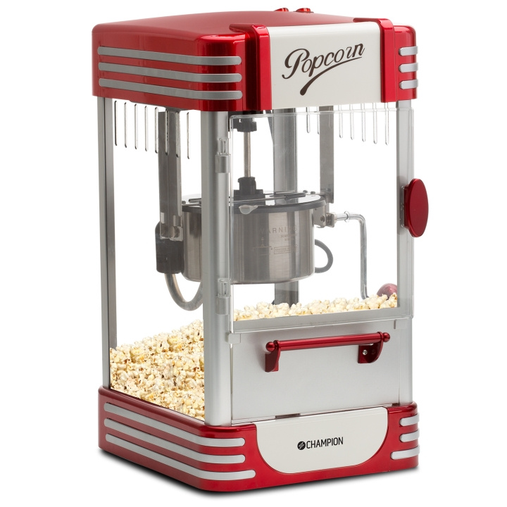 Champion Popcornmaskin Retro XL PCM406 Rød Metallic i gruppen HJEM, HUS OG HAGE / Husholdningsapparater / Popcornmaskiner hos TP E-commerce Nordic AB (C13577)