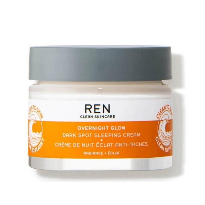 REN Overnight Glow Dark Spot Sleeping Cream 50ml i gruppen HELSE OG SKJØNNHET / Hudpleie / Ansikt / Rengjøring hos TP E-commerce Nordic AB (C13759)