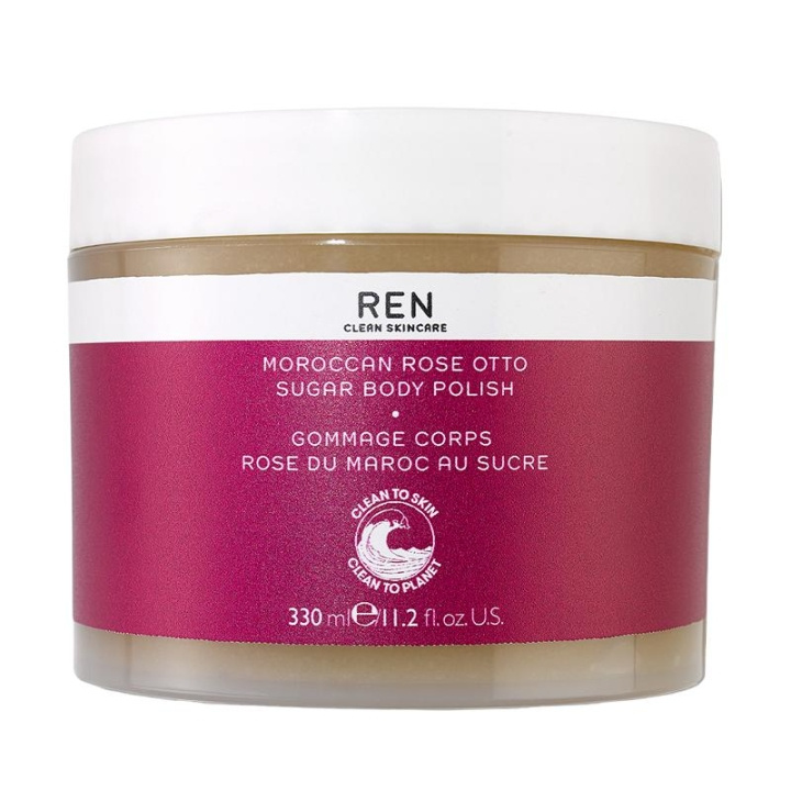 REN Moroccan Rose Otto Sugar Body Polish 330ml i gruppen HELSE OG SKJØNNHET / Hudpleie / Ansikt / Skrubb/peeling hos TP E-commerce Nordic AB (C13767)