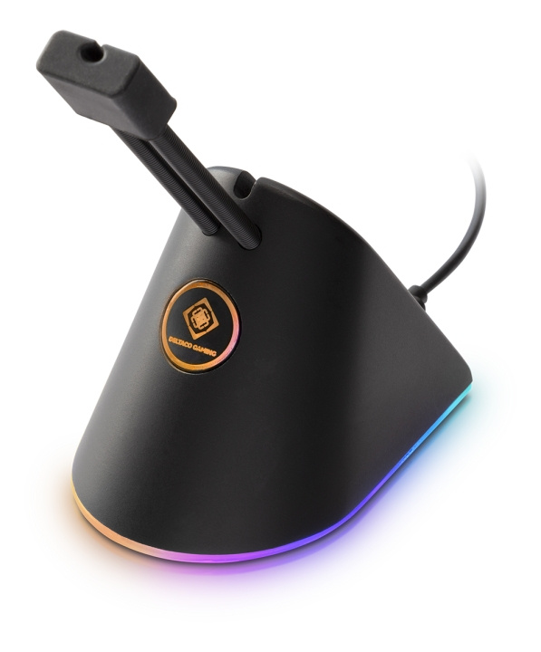 DELTACO GAMING RGB Mouse Bungee, svart i gruppen Datautstyr / Mus & Tastatur / Mus / Gaming hos TP E-commerce Nordic AB (C13800)