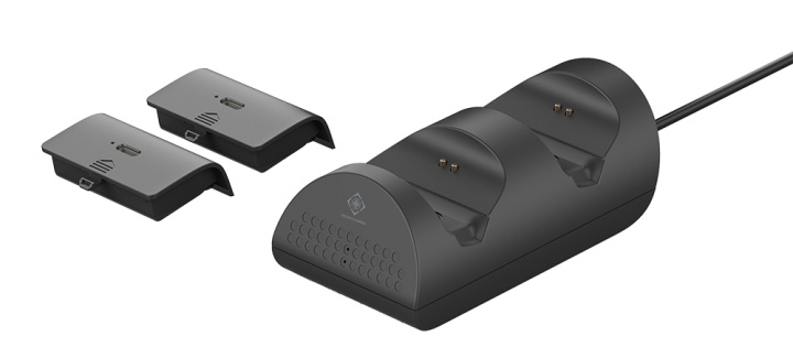 deltaco_gaming Ladestasjon dual Xbox seriesX control 2 inkl. batteri i gruppen Elektronikk / TV-spill & tilbehør / Andre spill hos TP E-commerce Nordic AB (C13806)