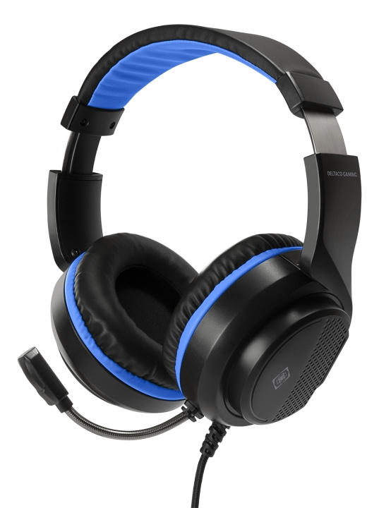 deltaco_gaming Hodesett for Sony Playstation 5, 2 m kabel, 40 mm element, svart i gruppen Datautstyr / GAMING / Headset hos TP E-commerce Nordic AB (C13815)