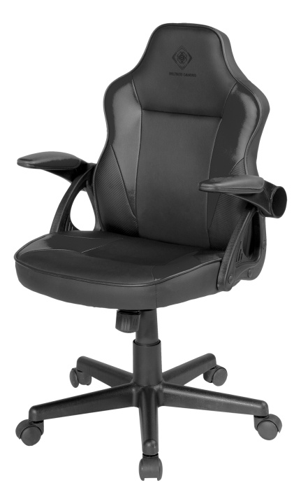 DELTACO GAMING DC120 Junior Gaming Chair, PU-leather, black i gruppen Datautstyr / GAMING / Gamingstoler hos TP E-commerce Nordic AB (C13819)