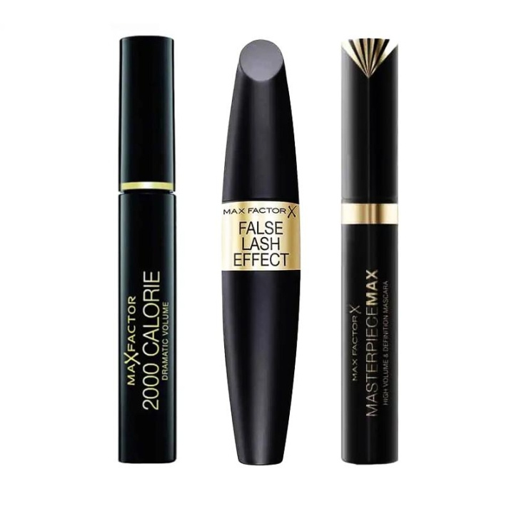 Max Factor 3-pakning Mascara Mix 2000 Calorie + False Lash Effect + Masterpiece Max i gruppen HELSE OG SKJØNNHET / Makeup / Øyne og øyebryn / Mascara hos TP E-commerce Nordic AB (C13886)
