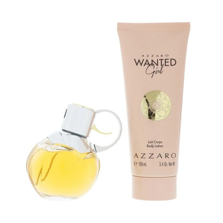 Giftset Azzaro Wanted Girl Edp 30ml + Body Lotion 100ml i gruppen HELSE OG SKJØNNHET / Gavesett / Gavesett for henne hos TP E-commerce Nordic AB (C13899)