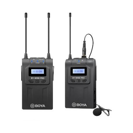 BOYA WM8 PROK1 UHF SingleChannel trådløs mikrofon 48 kanaler 6 timer i gruppen Elektronikk / Lyd & Bilde / Håndholdte mikrofoner hos TP E-commerce Nordic AB (C13929)