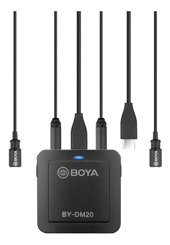 BOYA Mixer and microphone for smartphones i gruppen Elektronikk / Lyd & Bilde / Håndholdte mikrofoner hos TP E-commerce Nordic AB (C13938)