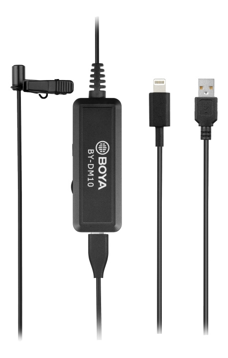 BOYA Lavalier-mikrofon for iOS og PC i gruppen Elektronikk / Lyd & Bilde / Håndholdte mikrofoner hos TP E-commerce Nordic AB (C13939)
