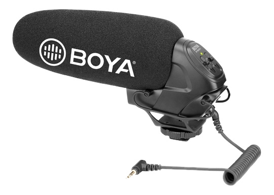 BOYA Super-cardioid Shotgun Microphone i gruppen Elektronikk / Lyd & Bilde / Håndholdte mikrofoner hos TP E-commerce Nordic AB (C13946)