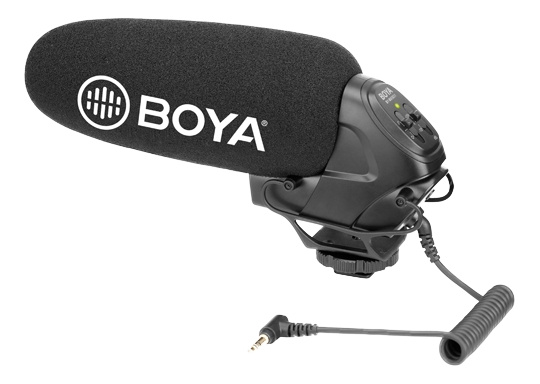 BOYA Superkardioid Shotgun-mikrofon i gruppen Elektronikk / Lyd & Bilde / Håndholdte mikrofoner hos TP E-commerce Nordic AB (C13946)
